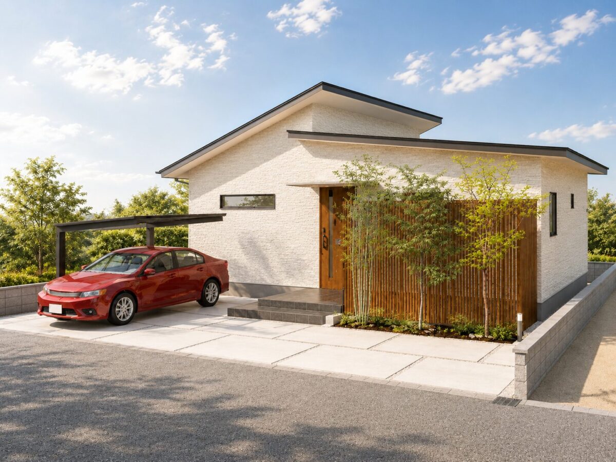 20坪の平屋【北入り】2LDK（和室）の間取りプラン