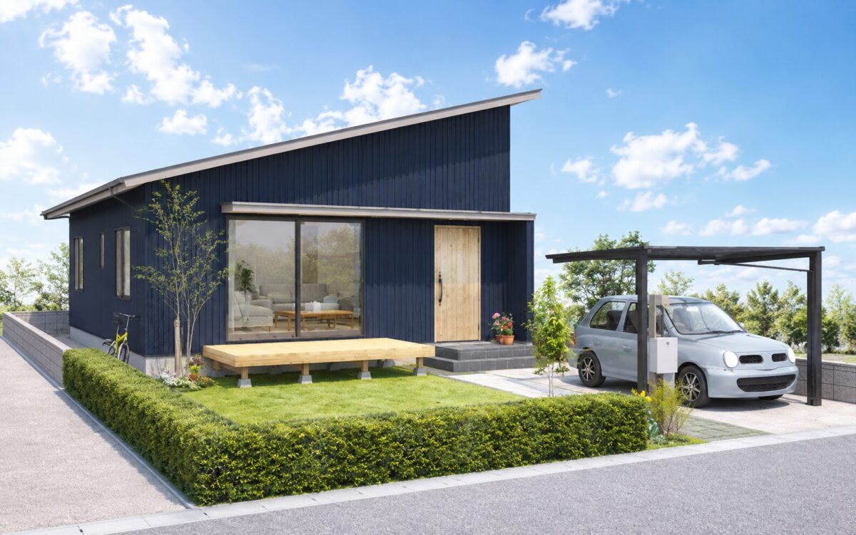 22坪の平屋【南入り】2LDKの間取りプラン
