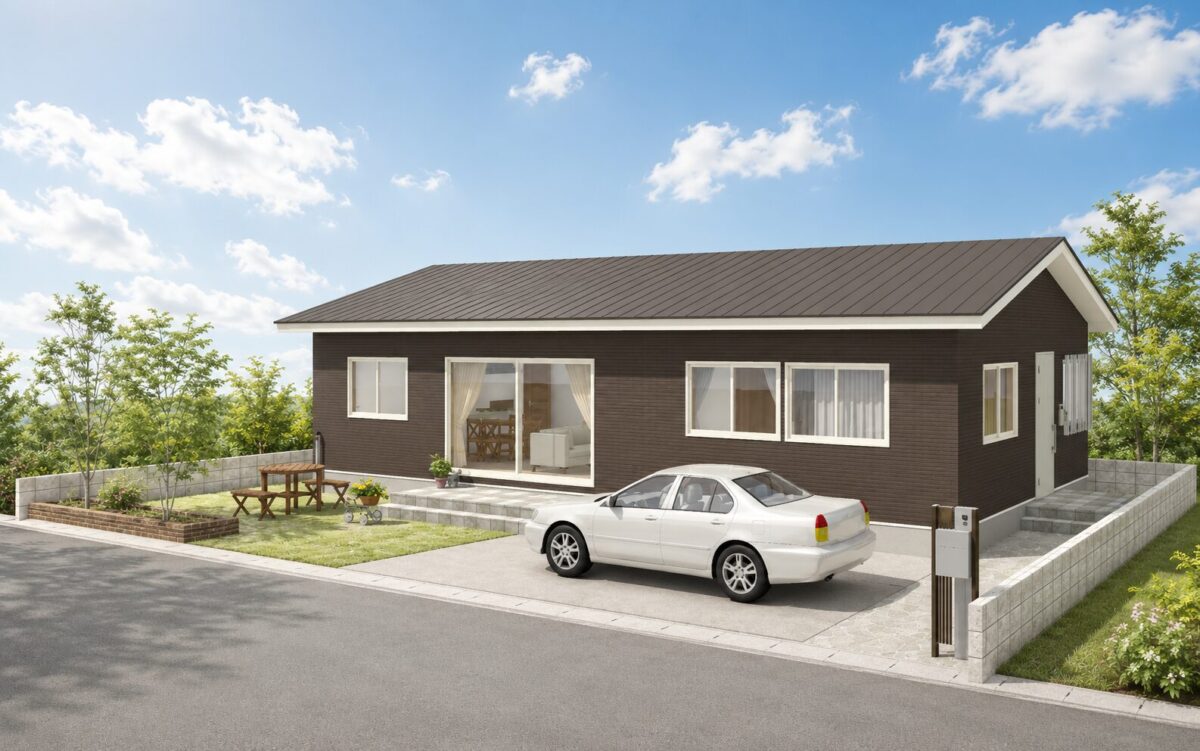 30坪の平屋【東入り】4LDKの間取りプラン